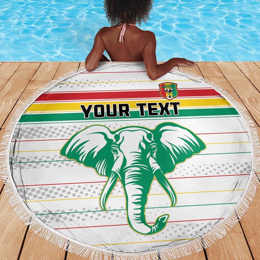 Custom Afro Guinee Football Beach Blanket Go Syli National