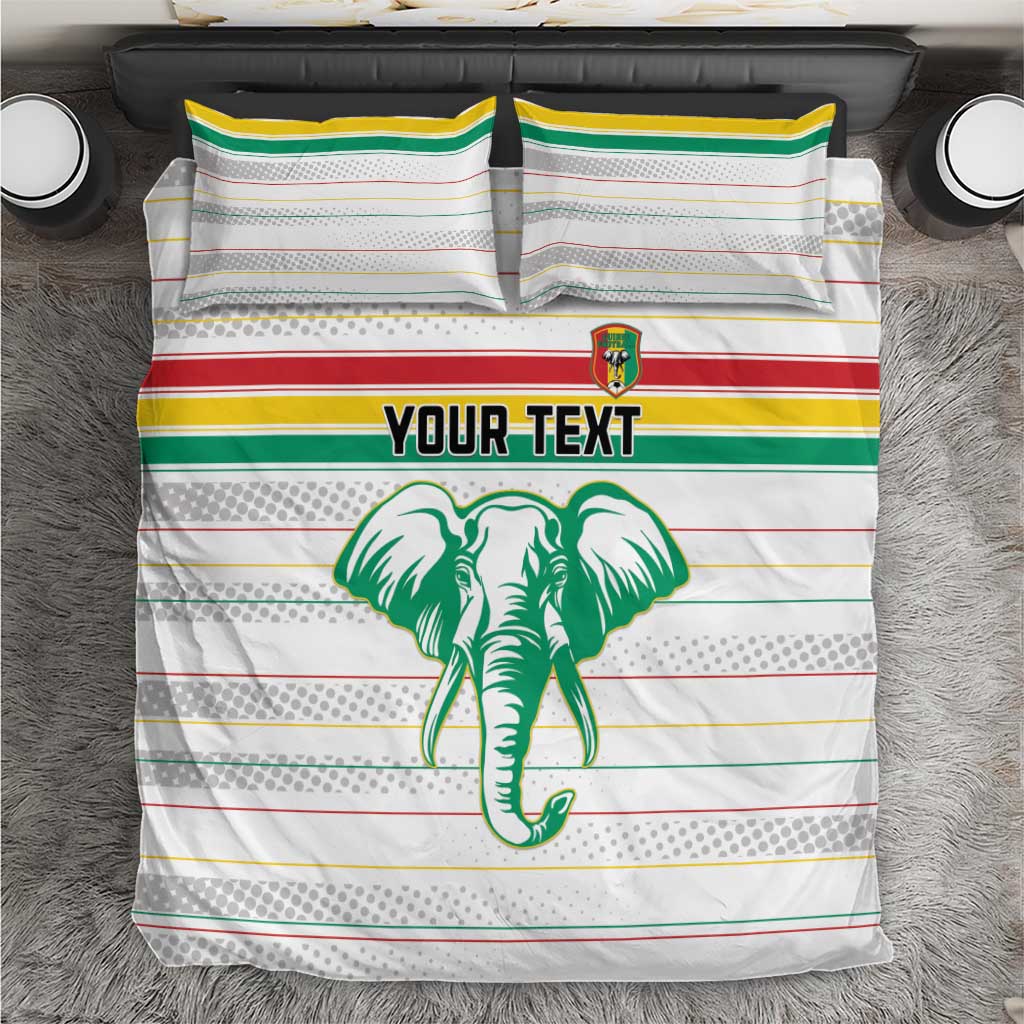 Custom Afro Guinee Football Bedding Set Go Syli National