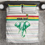 Custom Afro Guinee Football Bedding Set Go Syli National