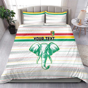 Custom Afro Guinee Football Bedding Set Go Syli National