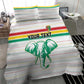 Custom Afro Guinee Football Bedding Set Go Syli National