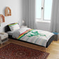 Custom Afro Guinee Football Bedding Set Go Syli National