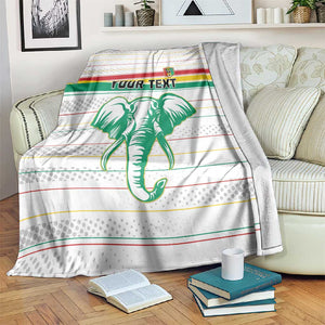 Custom Afro Guinee Football Blanket Go Syli National
