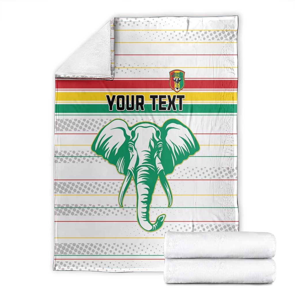 Custom Afro Guinee Football Blanket Go Syli National