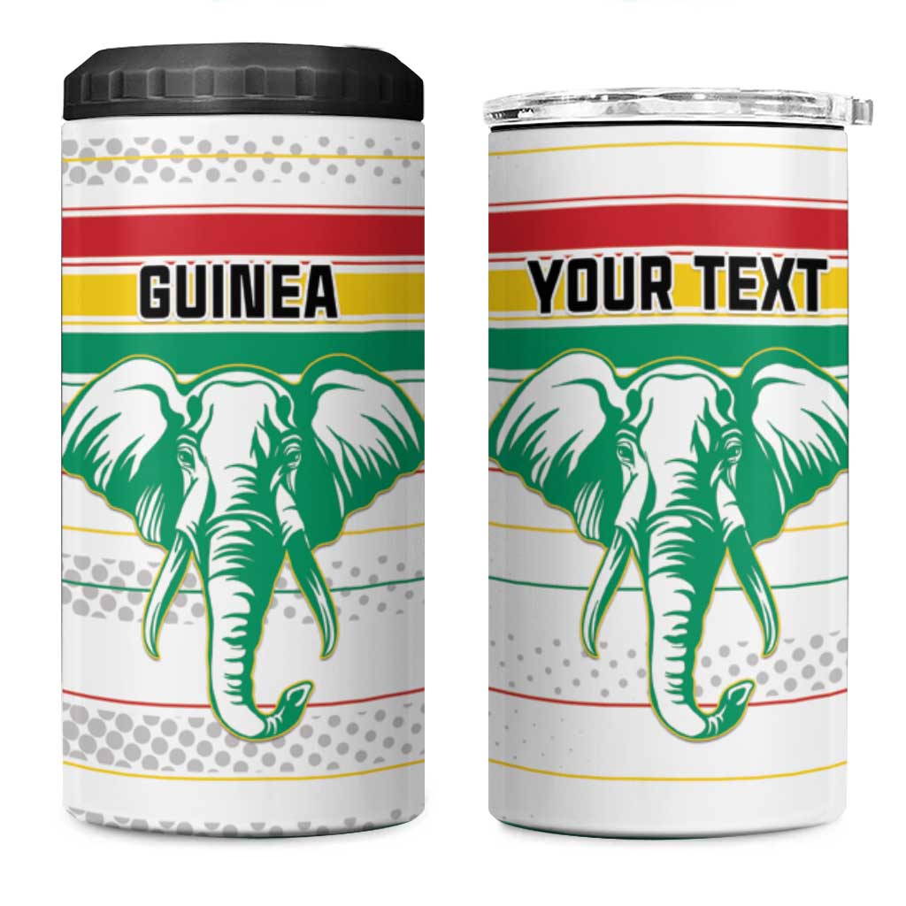 Custom Afro Guinee Football 4 in 1 Can Cooler Tumbler Go Syli National