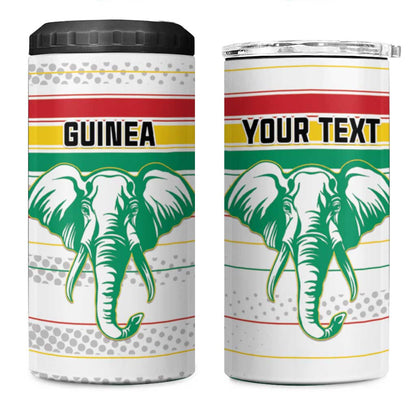 Custom Afro Guinee Football 4 in 1 Can Cooler Tumbler Go Syli National