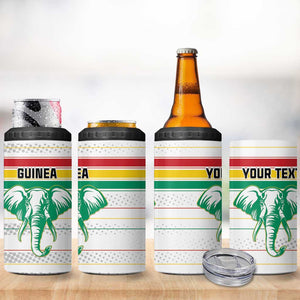 Custom Afro Guinee Football 4 in 1 Can Cooler Tumbler Go Syli National