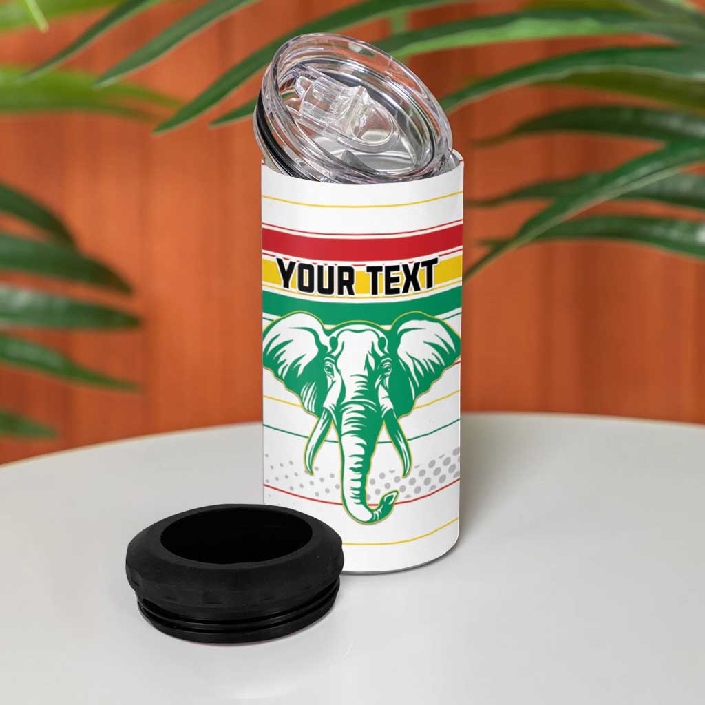 Custom Afro Guinee Football 4 in 1 Can Cooler Tumbler Go Syli National