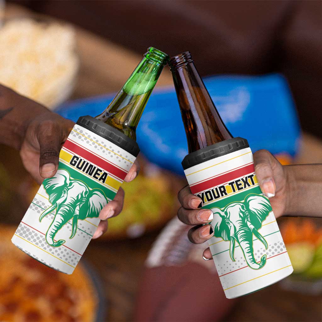 Custom Afro Guinee Football 4 in 1 Can Cooler Tumbler Go Syli National