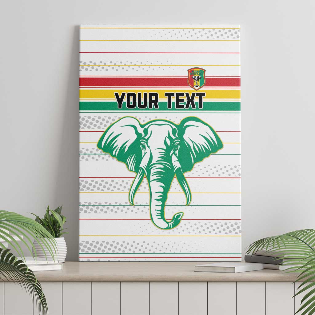Custom Afro Guinee Football Canvas Wall Art Go Syli National