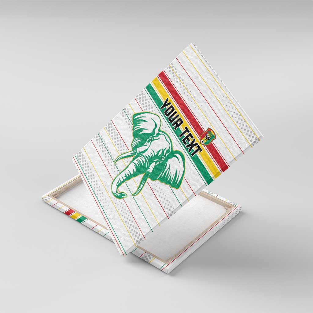 Custom Afro Guinee Football Canvas Wall Art Go Syli National
