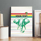 Custom Afro Guinee Football Canvas Wall Art Go Syli National