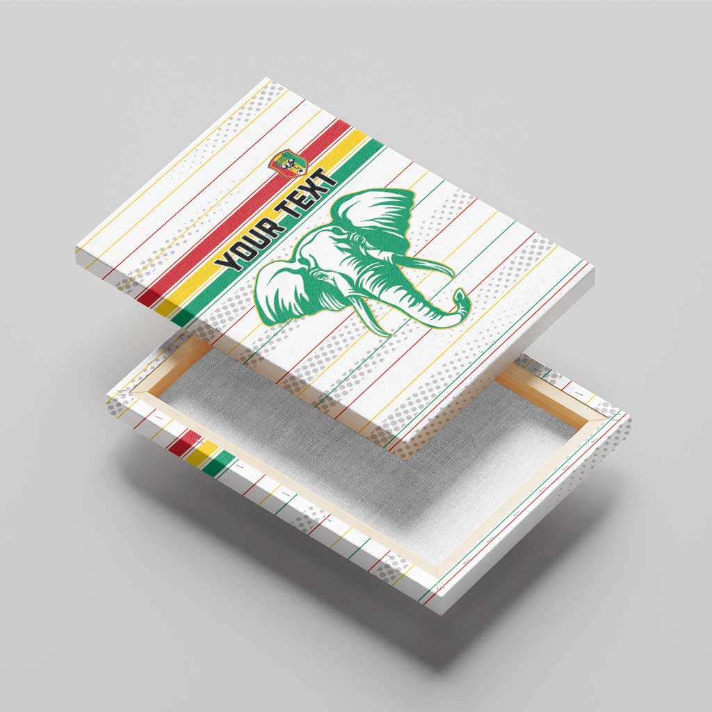Custom Afro Guinee Football Canvas Wall Art Go Syli National