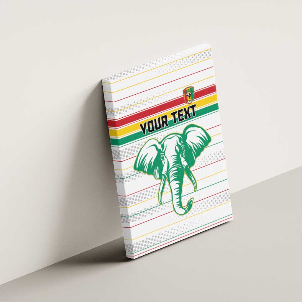 Custom Afro Guinee Football Canvas Wall Art Go Syli National