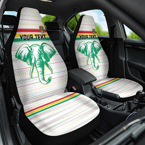 Custom Afro Guinee Football Car Seat Cover Go Syli National