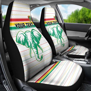 Custom Afro Guinee Football Car Seat Cover Go Syli National