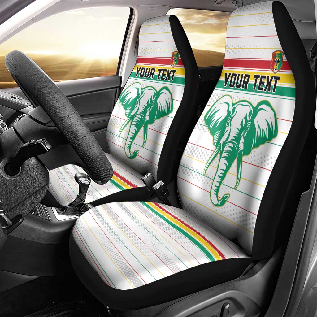 Custom Afro Guinee Football Car Seat Cover Go Syli National