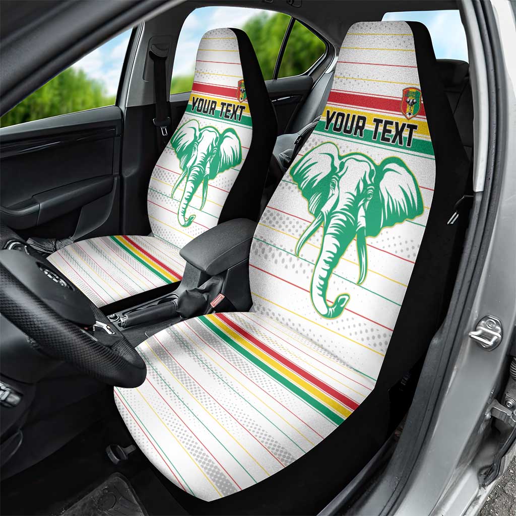 Custom Afro Guinee Football Car Seat Cover Go Syli National