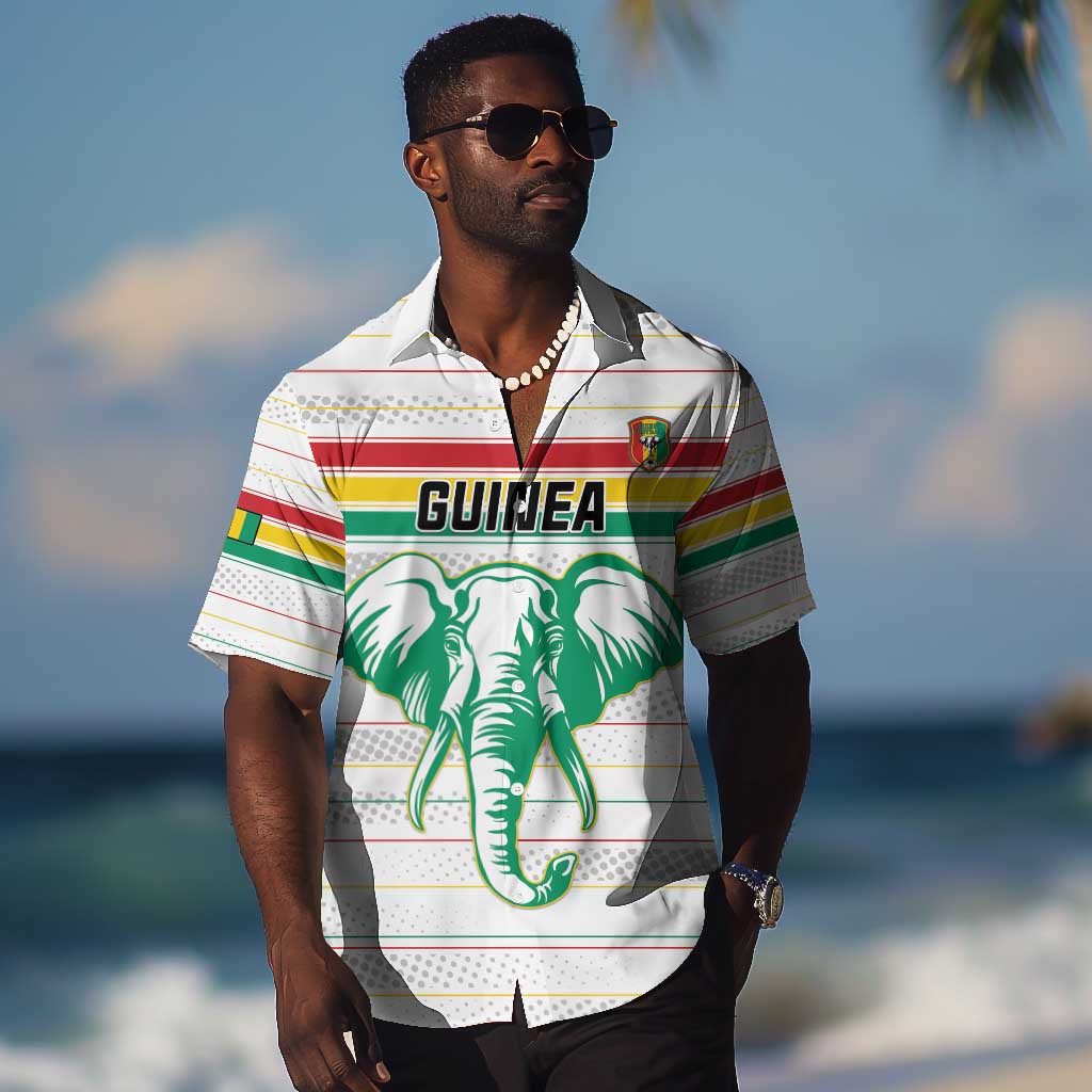 Custom Afro Guinee Football Hawaiian Shirt Go Syli National