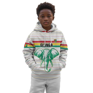 Custom Afro Guinee Football Kid Hoodie Go Syli National