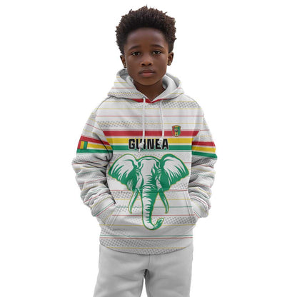 Custom Afro Guinee Football Kid Hoodie Go Syli National