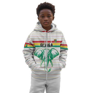 Custom Afro Guinee Football Kid Hoodie Go Syli National