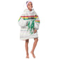 Custom Afro Guinee Football Kid Wearable Blanket Hoodie Go Syli National