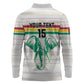 Custom Afro Guinee Football Long Sleeve Polo Shirt Go Syli National