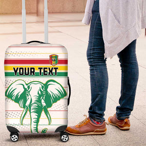 Custom Afro Guinee Football Luggage Cover Go Syli National