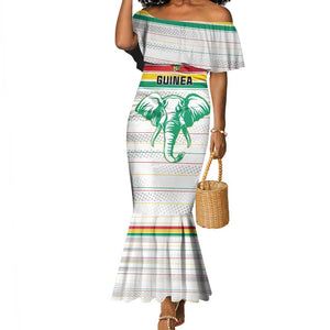 Custom Afro Guinee Football Mermaid Dress Go Syli National