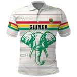 Custom Afro Guinee Football Polo Shirt Go Syli National
