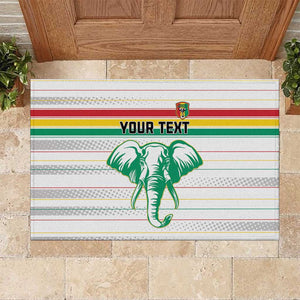 Custom Afro Guinee Football Rubber Doormat Go Syli National