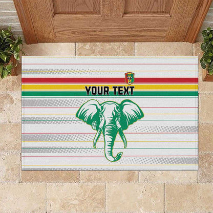 Custom Afro Guinee Football Rubber Doormat Go Syli National