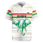 Custom Afro Guinee Football Rugby Jersey Go Syli National