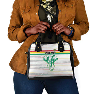 Custom Afro Guinee Football Shoulder Handbag Go Syli National