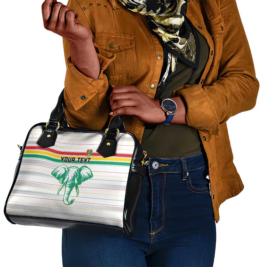 Custom Afro Guinee Football Shoulder Handbag Go Syli National