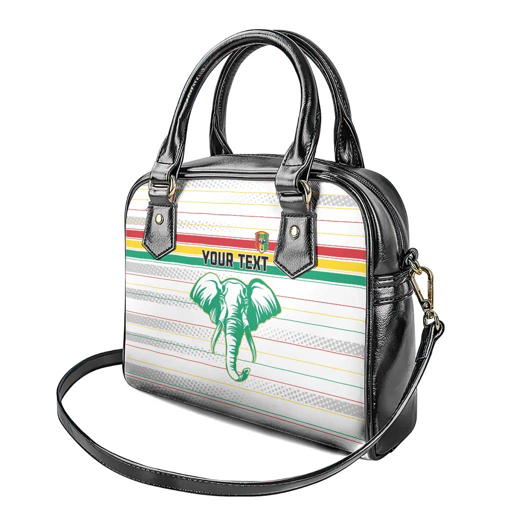 Custom Afro Guinee Football Shoulder Handbag Go Syli National