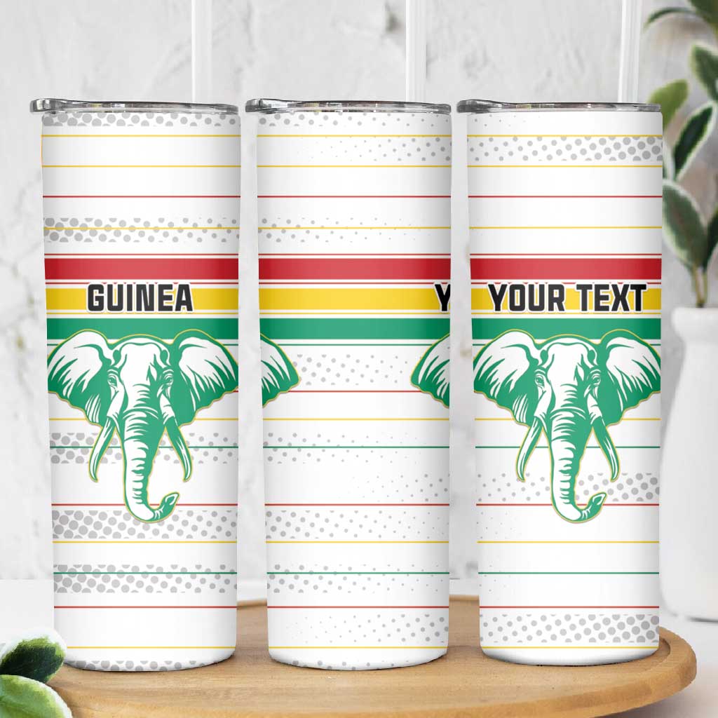 Custom Afro Guinee Football Skinny Tumbler Go Syli National