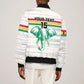 Custom Afro Guinee Football Sleeve Zip Bomber Jacket Go Syli National