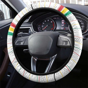 Afro Guinee Football Steering Wheel Cover Go Syli National