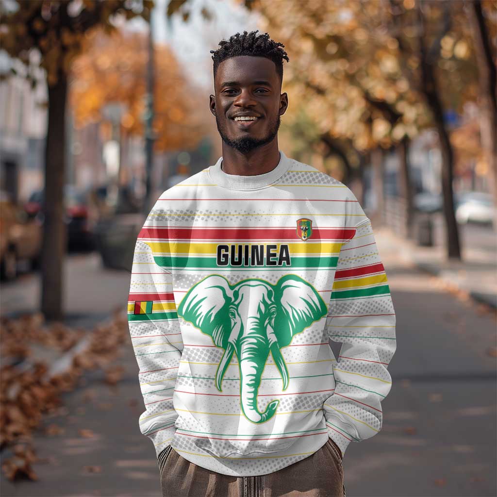 Custom Afro Guinee Football Sweatshirt Go Syli National