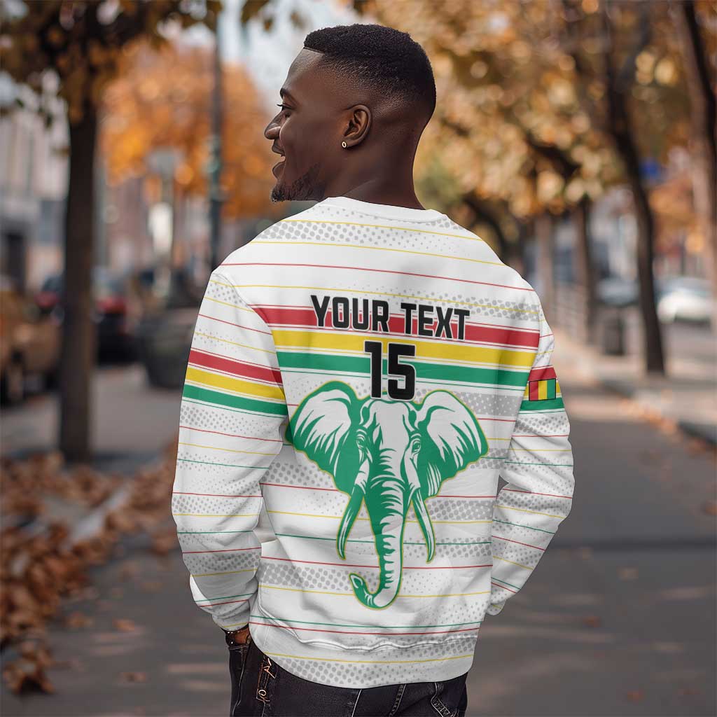 Custom Afro Guinee Football Sweatshirt Go Syli National