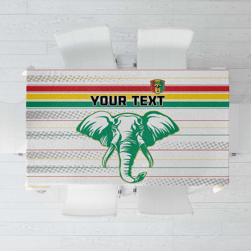 Custom Afro Guinee Football Tablecloth Go Syli National