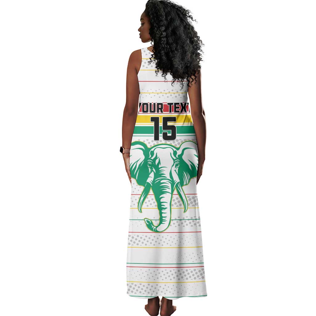 Custom Afro Guinee Football Tank Maxi Dress Go Syli National