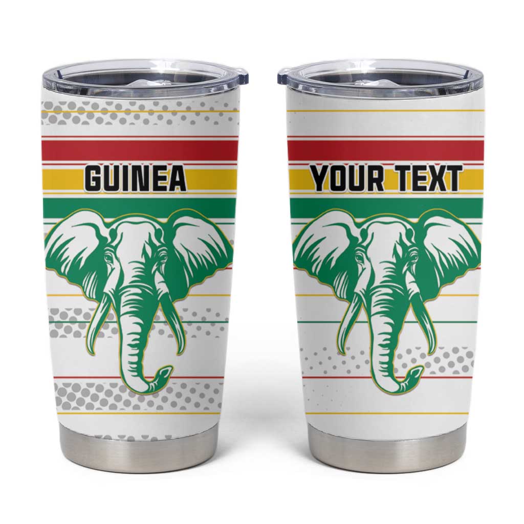 Custom Afro Guinee Football Tumbler Cup Go Syli National