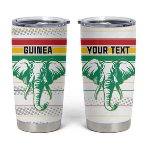 Custom Afro Guinee Football Tumbler Cup Go Syli National