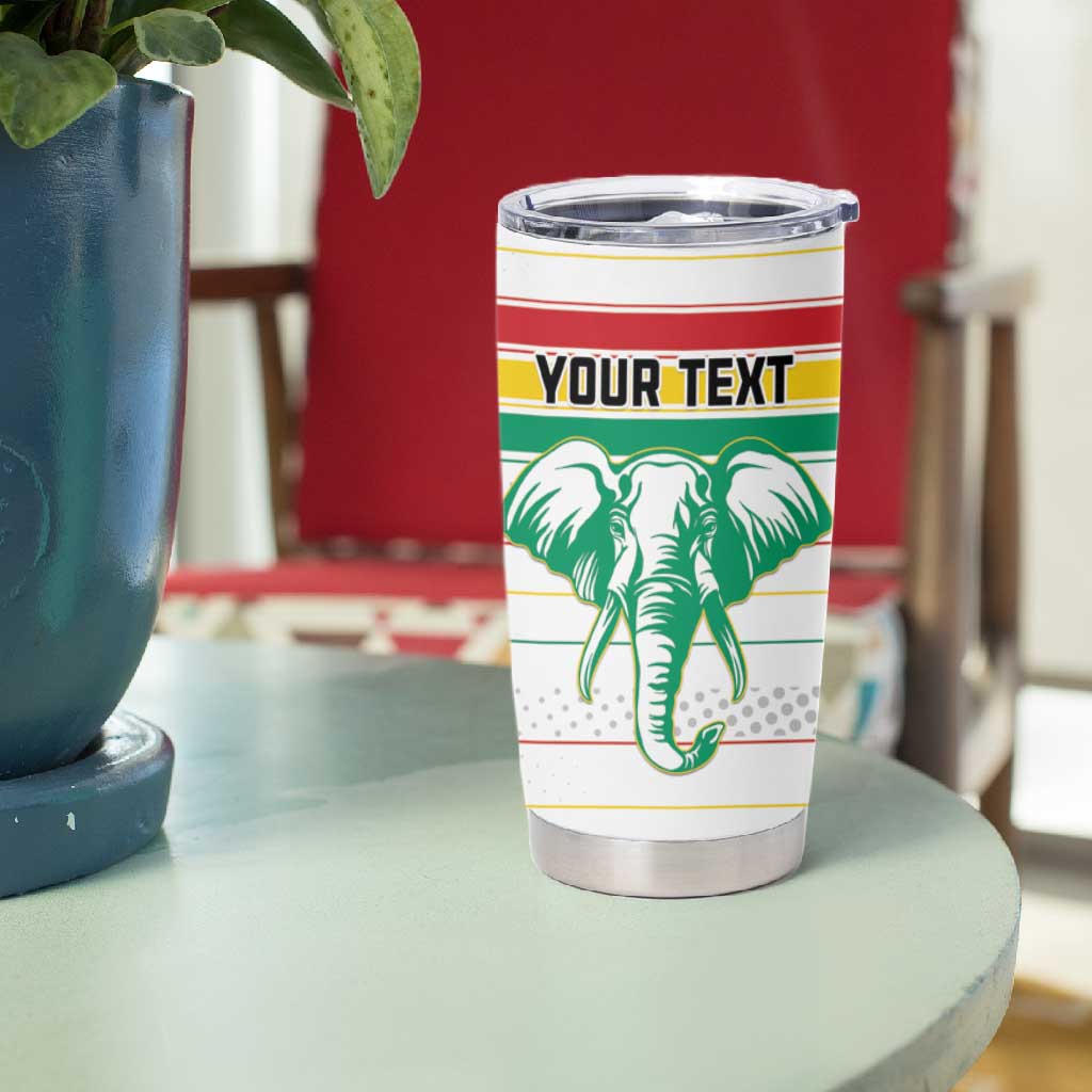 Custom Afro Guinee Football Tumbler Cup Go Syli National