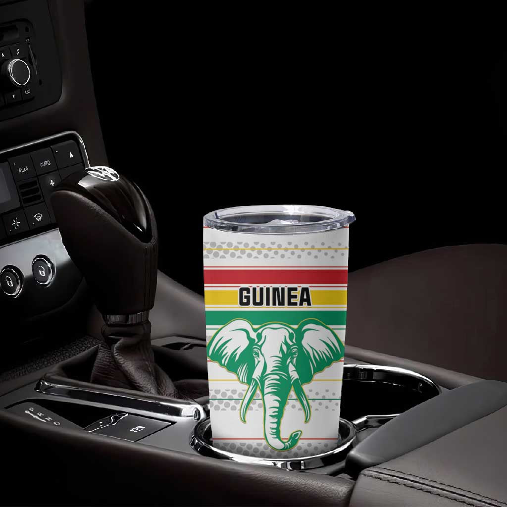 Custom Afro Guinee Football Tumbler Cup Go Syli National