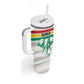 Custom Afro Guinee Football Tumbler With Handle Go Syli National
