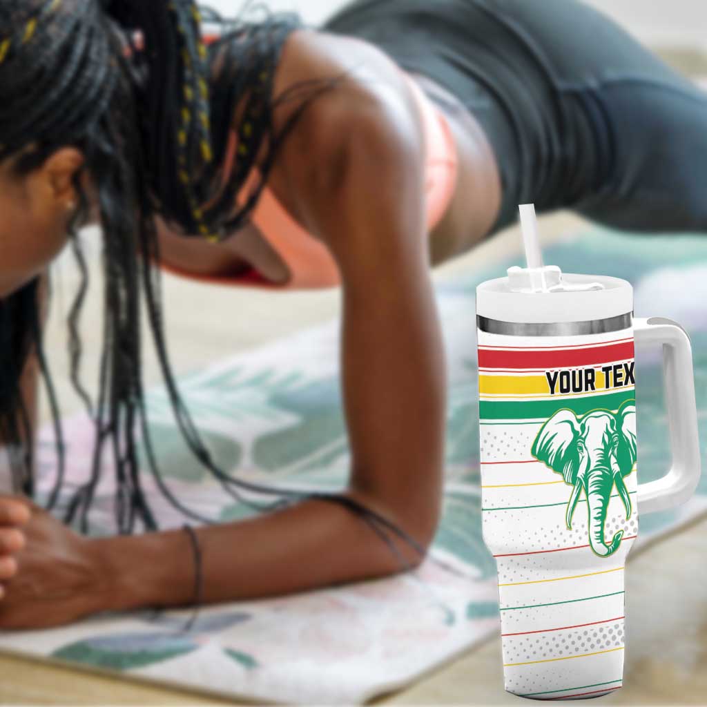 Custom Afro Guinee Football Tumbler With Handle Go Syli National